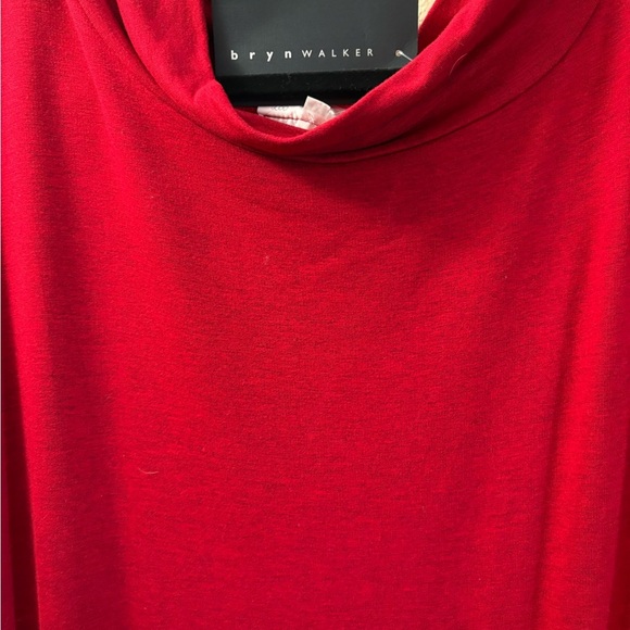 NWT $200 Bryn Walker Ilse Ponti Soft Knit Drape Cowl Neck Long Dolman Sleeve 3X - Picture 3 of 3